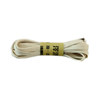 Leather shoe laces for men and women flat martin brown waxed