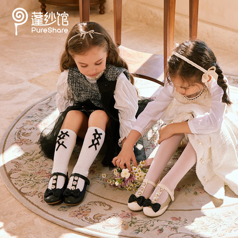 pureshre蓬纱馆 女童皮鞋春秋儿童公主鞋2025新款单鞋软底演出鞋,淘宝优惠券,粉丝福利购,淘宝优惠卷