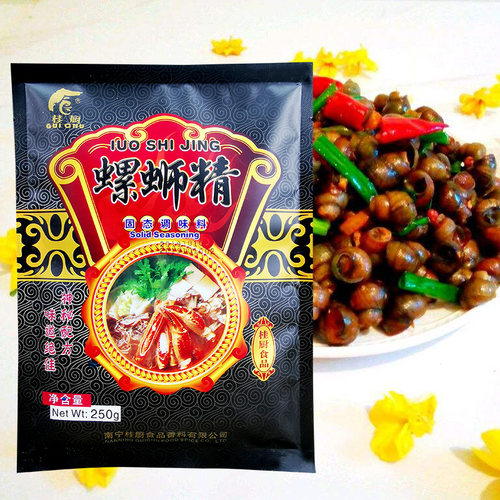桂厨螺蛳精螺狮粉炒焖螺蛳调味料增味螺蛳香味250g包邮 - 图1