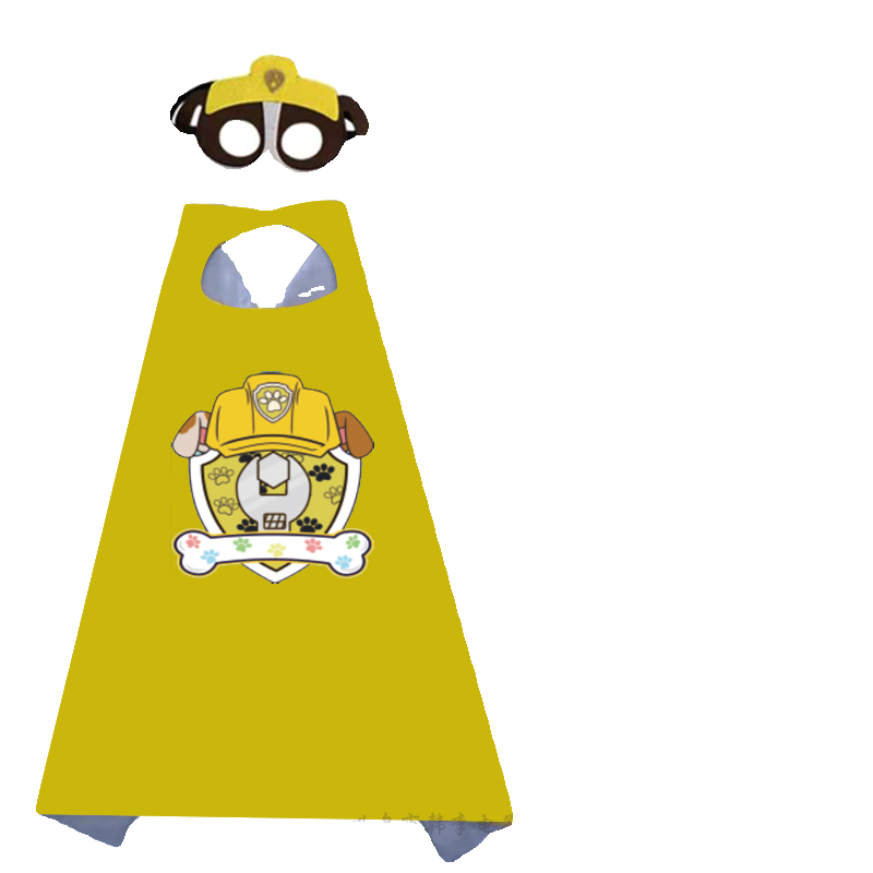 儿童披风汪汪队英雄披风斗篷阿奇毛毛天天队长眼罩校园演出装扮,淘宝优惠券,粉丝福利购,淘宝优惠卷
