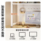 Desktop storage rack hole board bookshelf iron multi-layer home desk storage rack station vertical finishing decoration