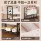 Gap partition dirty clothes basket bathroom wheeled storage basket