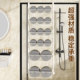 Bathroom storage rack, bathroom punch-free multi-layer hanging basket storage rack, bathroom multi-functional storage artifact shelf