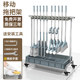 Mobile mop rack floor-standing broom broom hanger