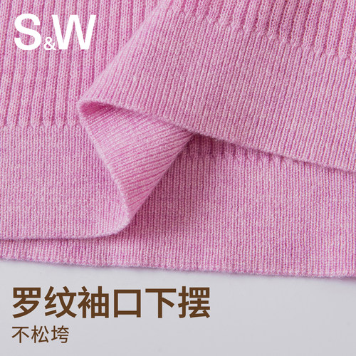 SW速惟针织短袖女polo领纯欲小衫纽扣高级设计感别致上衣2026新款 - 图3