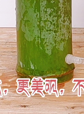 新款竹流水水循环竹筒流水器流水摆件水缸过滤器竹子流水景观