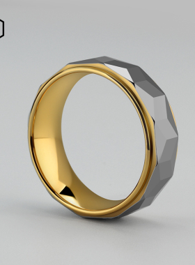 MOKANI潮牌欧美钨金戒指不褪色