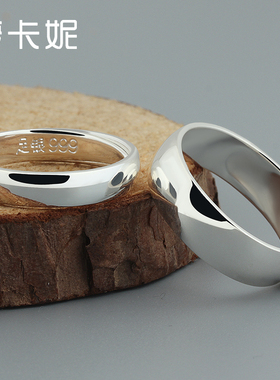 梦卡妮足银ins小众素圈开口戒指