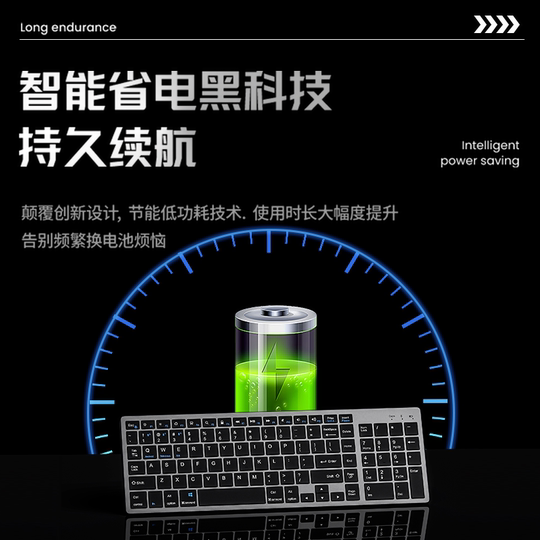 Forerunner Wireless Bluetooth Keyboard and Mouse Set for Office