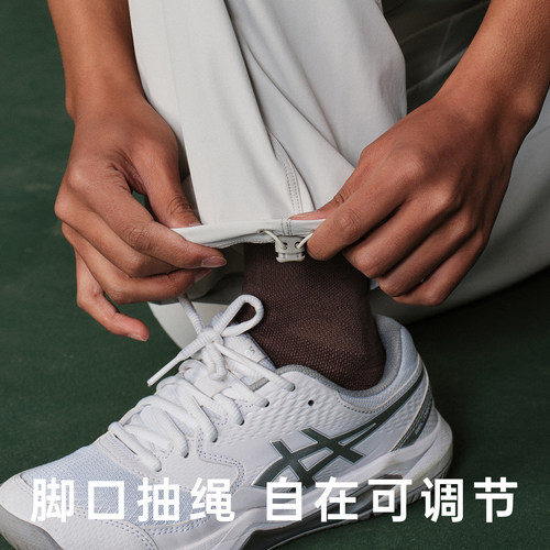 JSC运动裤女老钱风2026新款防透防晒透气工装休闲网球宽松镰刀裤 - 图2
