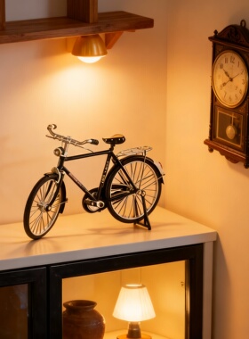 复古迷你自行车创意装饰摆件