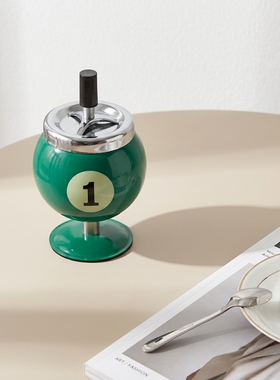 创意台球造型金属解压摆件