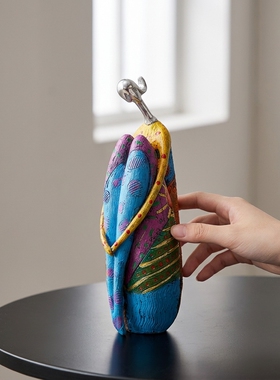 植物系彩色印花艺术家居摆件