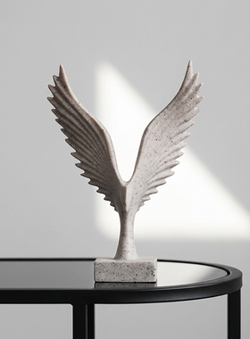 创意飞鹰石材客厅玄关摆件