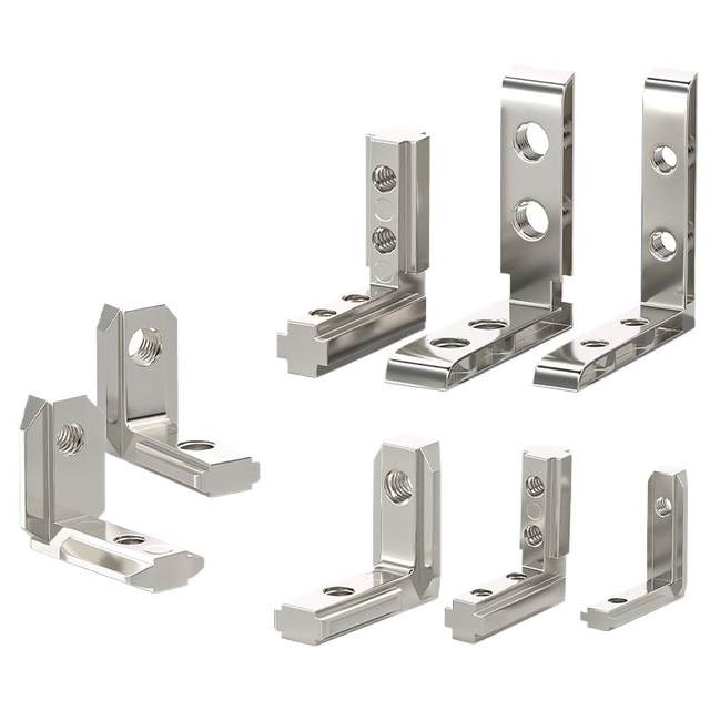 Built-in right-angle L-shaped connector aluminum profile accessories
