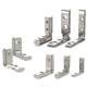 Built-in right-angle L-shaped connector aluminum profile accessories