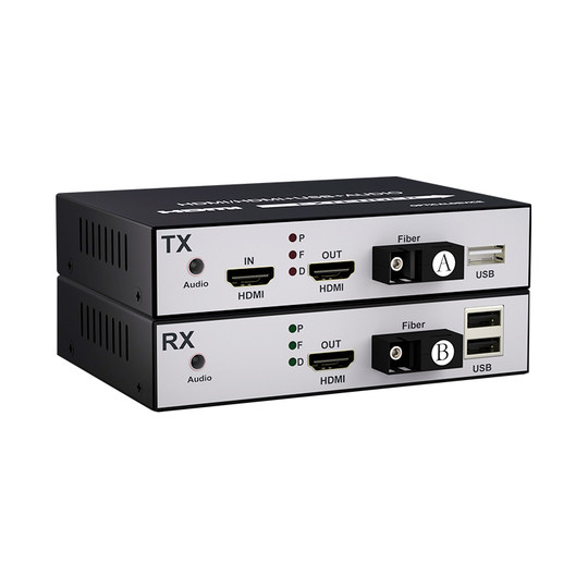 HDMI高音视频光端机hdmi光纤收发器光纤延长器1080P单模单纤2路4路8路HDMI/VGA/DVI光端机