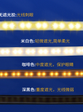 灯带led遮光贴改色膜贴纸柔光客厅防刺眼灯罩耐高温保护贴膜胶带