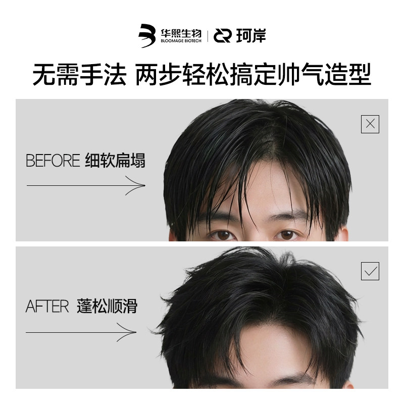【小博专属】华熙生物珂岸发胶发泥男士造型套装液体发泥定型喷雾