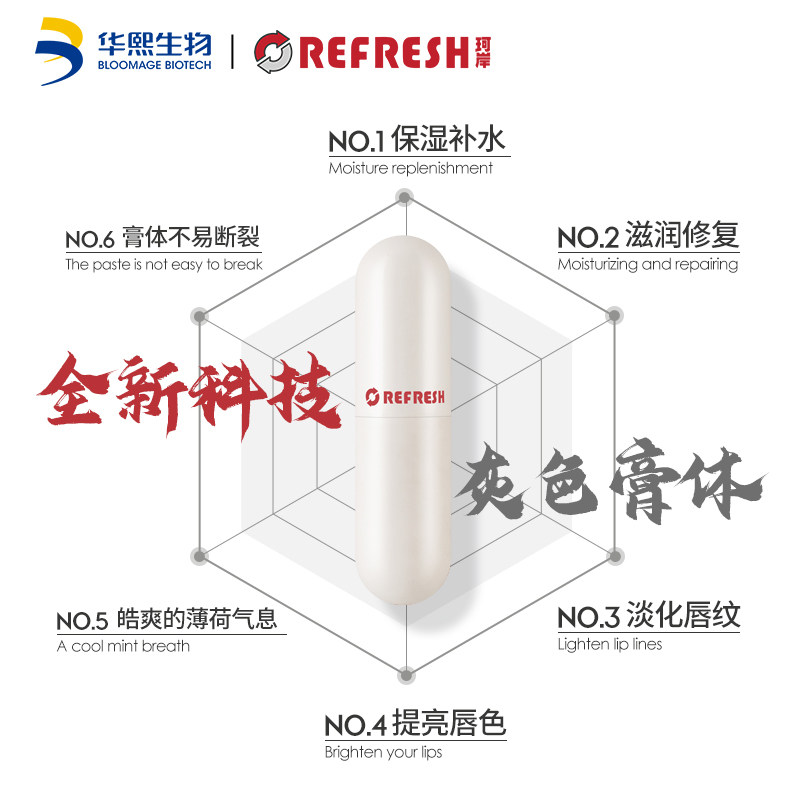 华熙生物珂岸男士胶囊滋润润唇膏 珂岸润唇膏