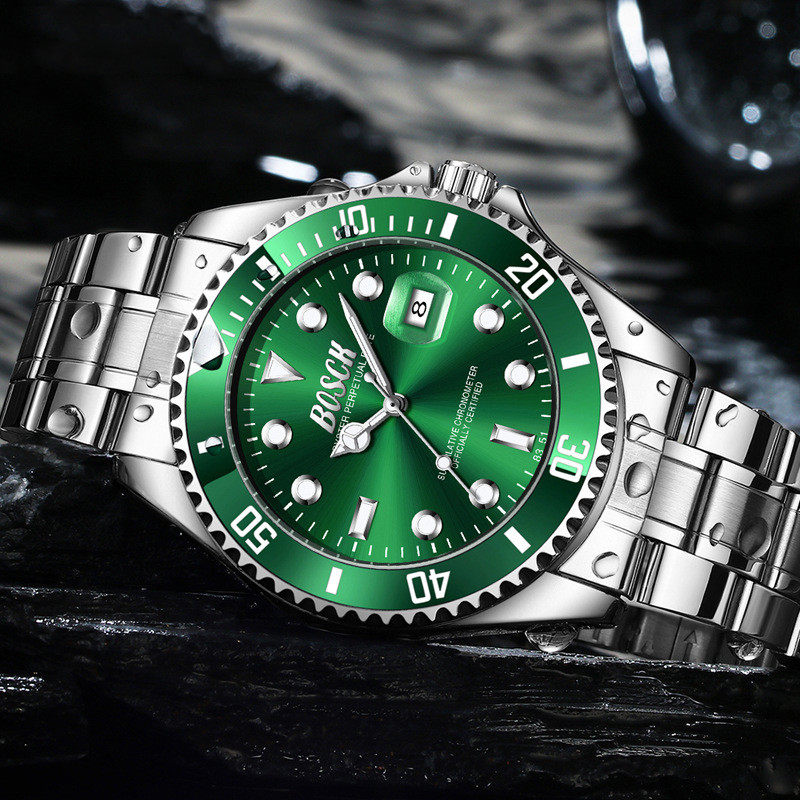 正品牌绿水鬼2020新款男士潮手表 bvq手表国产腕表