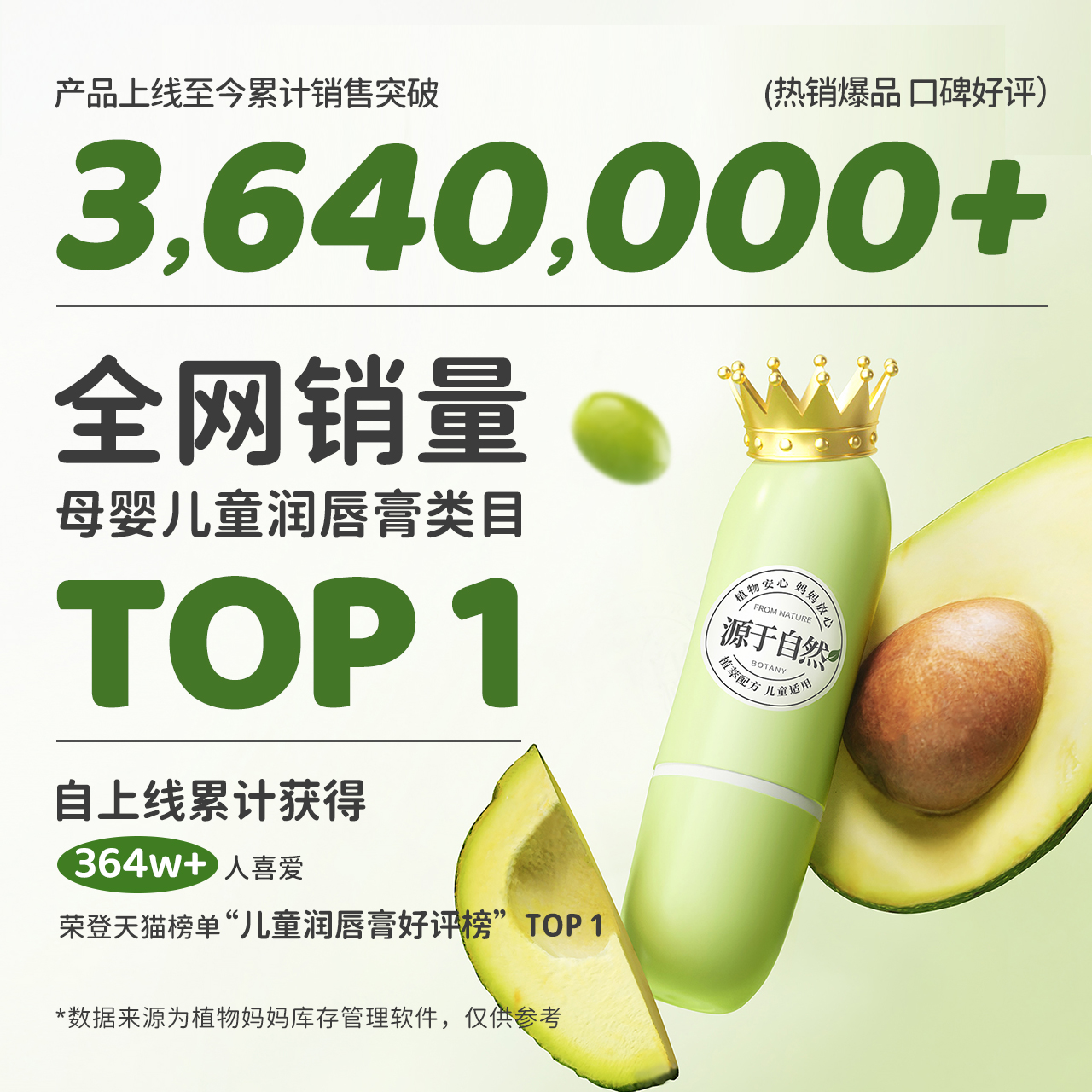 植物媽媽兒童潤唇膏女童寶寶唇膏保濕滋潤防干裂男孩小女孩專用_植物媽媽旗艦店_嬰童用品
