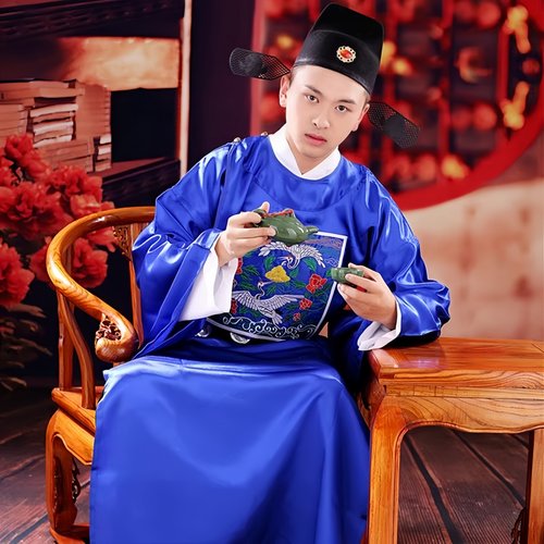 明朝官服古装一品大臣太监皇帝锦衣卫衣服古代兵服捕快清朝侍卫唐 - 图0