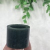 Xinjiang Hetian jade sapphire finger ring scrap ring mouth 22 finger ring ring jade material DIY circle free shipping t