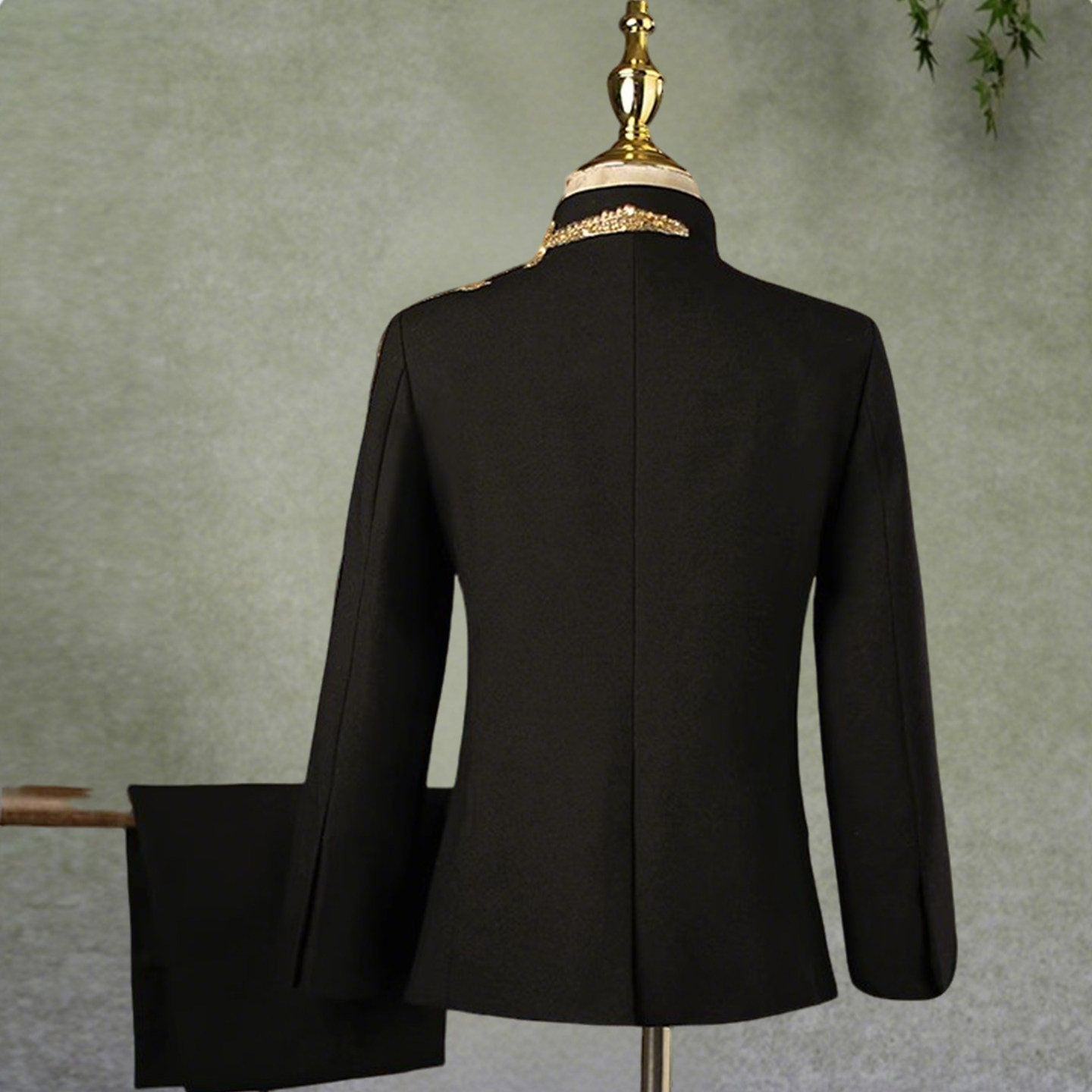 儿童西装套装男童中国风帅气走秀手工高级感小西服主持钢琴演出服,淘宝优惠券,粉丝福利购,淘宝优惠卷