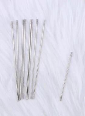 10mm直孔圆珠UV镀彩奶油串珠