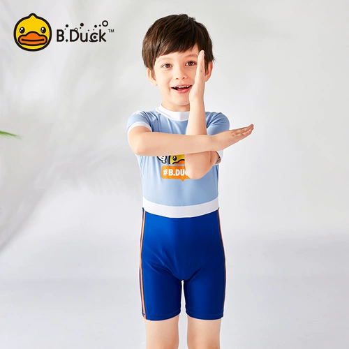 B.Duck, детский купальник для мальчиков, лонгслив, штаны для школьников для тренировок, защита от солнца, подходит для подростков