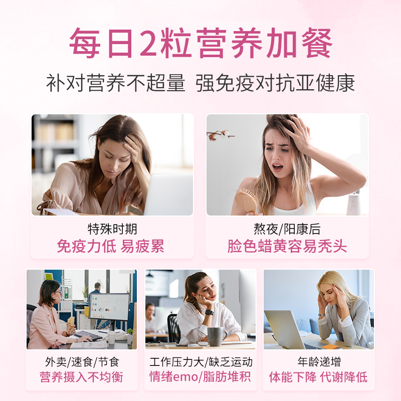 澳洲Youthit优思益女性营养复合维生素C辅酶Q10VCB族矿物质 2瓶