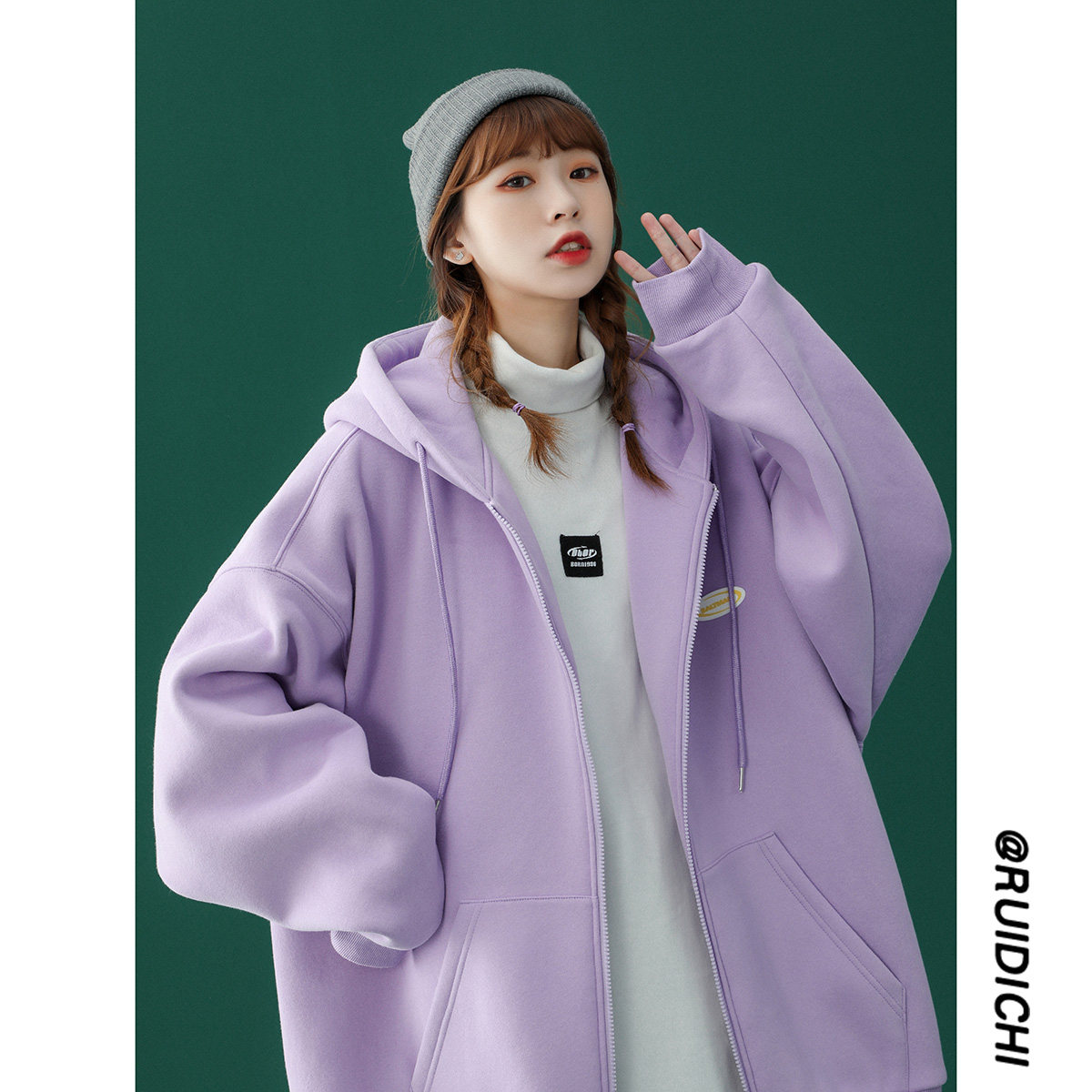 短款春秋季2021新款ins潮棒球服 瑞帝驰短外套