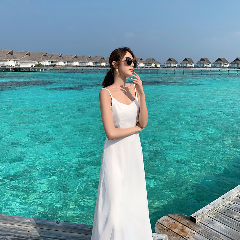 岛歌夫人马尔代夫海边度假女沙滩裙 岛歌夫人连衣裙