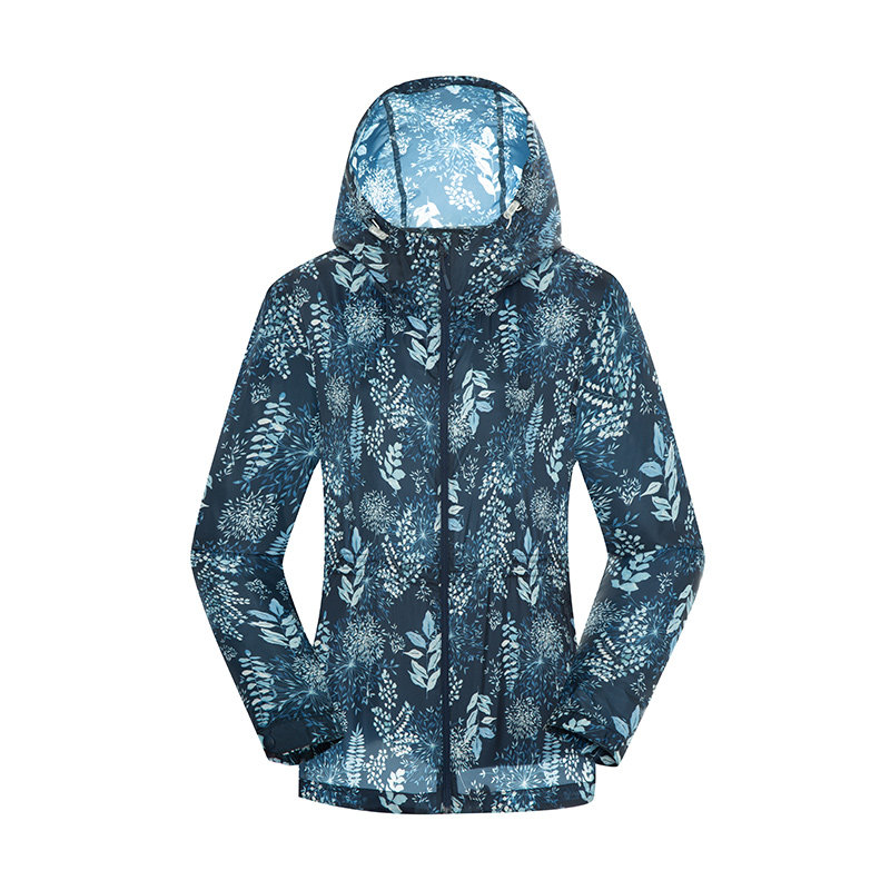 LAFUMA乐飞叶户外UPF40+防晒外套女中长款印花轻量夹克运动风衣,淘宝优惠券,粉丝福利购,淘宝优惠卷