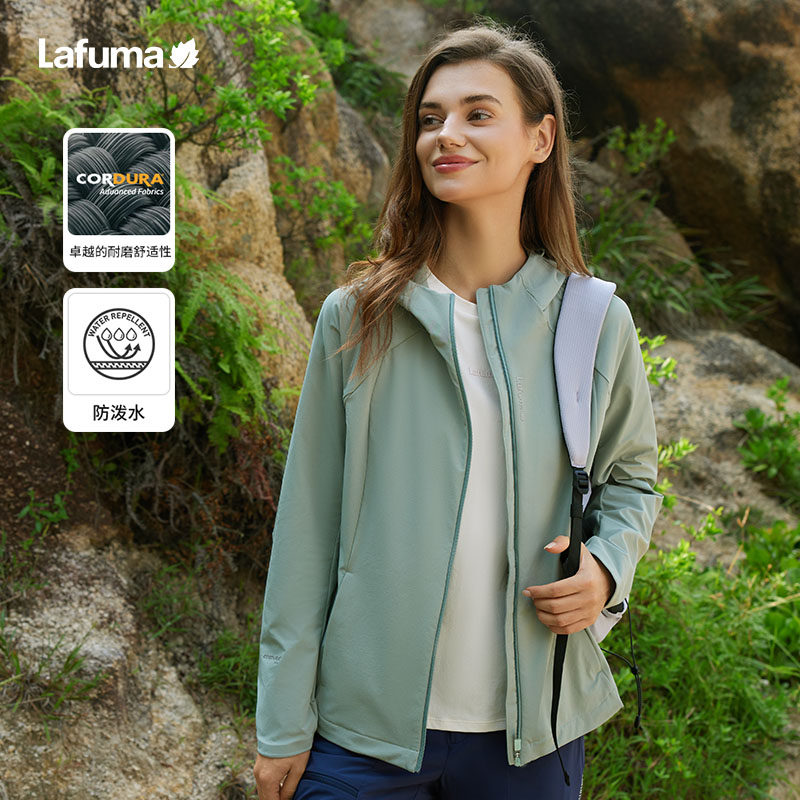 LAFUMA乐飞叶户外CORDURA耐磨软壳衣女登山防泼水夹克外套女上衣,淘宝优惠券,粉丝福利购,淘宝优惠卷