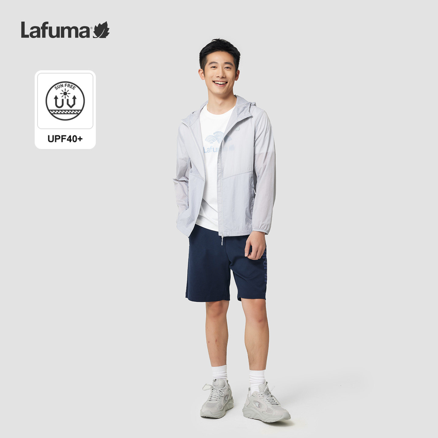 LAFUMA户外休闲防泼水UPF40+防晒衣外套男防紫外线运动风衣专供,淘宝优惠券,粉丝福利购,淘宝优惠卷