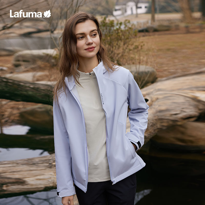 LAFUMA乐飞叶户外CORDURA耐磨舒适软壳女夹克加绒保暖运动外套,淘宝优惠券,粉丝福利购,淘宝优惠卷