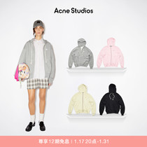 Acne Studios men and women with the same Face expression Smiley Face Zipped and Clot Sweatshirt Sportshirt Jacket