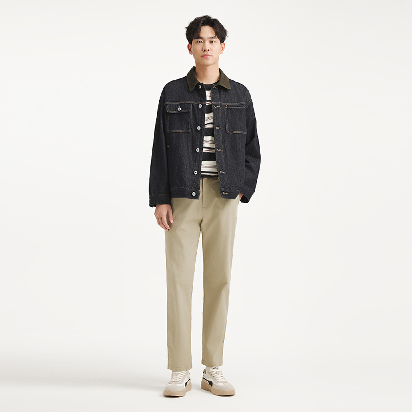 热风2025年秋季新款男士经典翻领夹克简约大气百搭外套宽松休闲,淘宝优惠券,粉丝福利购,淘宝优惠卷