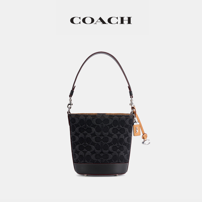 【新品】COACH/蔻驰女士经典DAKOTA 16号水桶包 - 图0