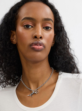 COACH/蔻驰女士骨骼REXY和经典标志吊坠项链