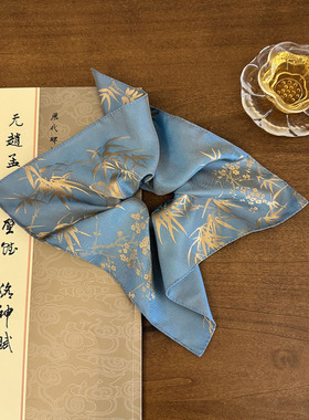 国风方巾风车发圈新中式