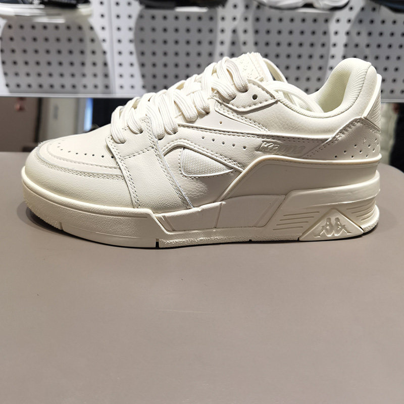 正品Kappa卡帕板鞋2021冬新款情侣男女休闲运动小白鞋K0BZ5CC53_虎窝淘