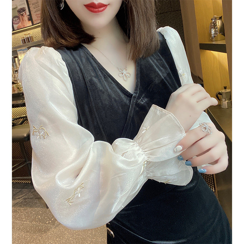 法式收腰气质荷叶边裙名媛连衣裙 蜜恒连衣裙