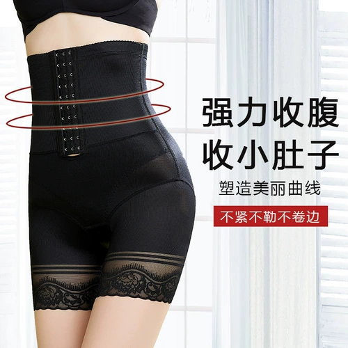 Утягивающий пояс на талию, штаны, мощный корсет для похудения, тонкое послеродовое белье для коррекции формы бедер, высокая талия, по фигуре