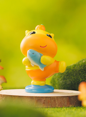 可爱水豚噜噜日常盲盒公仔手办