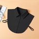 Women's versatile shirt white fake collar