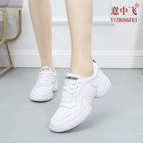 意中飞 Обувь, современные белые спортивные танцующие туфли, из натуральной кожи, мягкая подошва