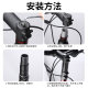 Mountain bike stem height increaser adjustable bicycle handlebar